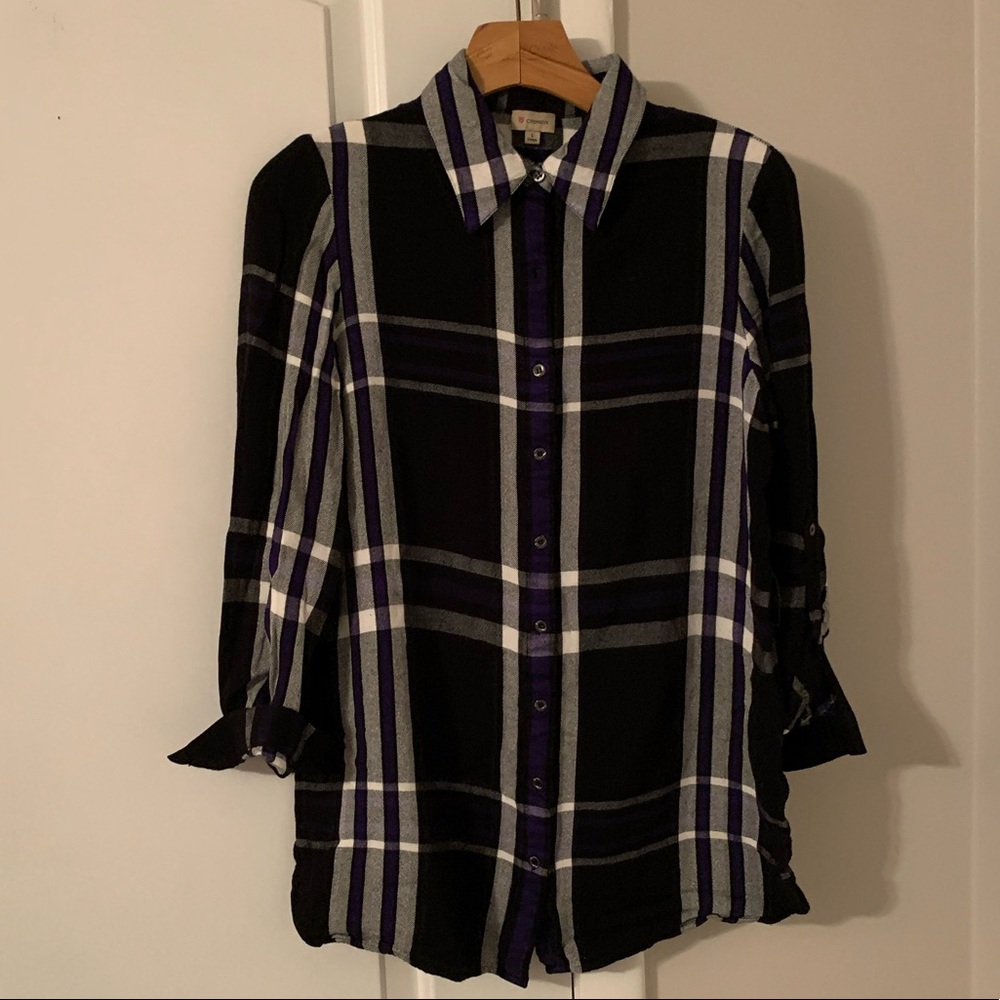 Women’s Express Slimming Flannel Blouse 😘